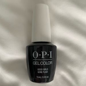 OPI gel color Good Girls Gone Plaid